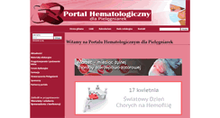 Desktop Screenshot of pielegniarka.chorobykrwi.pl